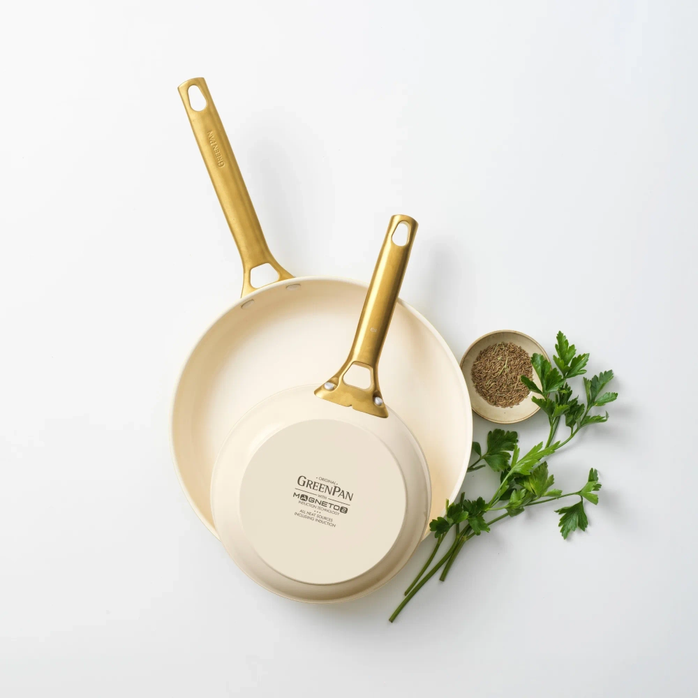 GreenPan Набор из 2 сковородок Padova 20+26 см кремово-белый EAN 4894871046955
