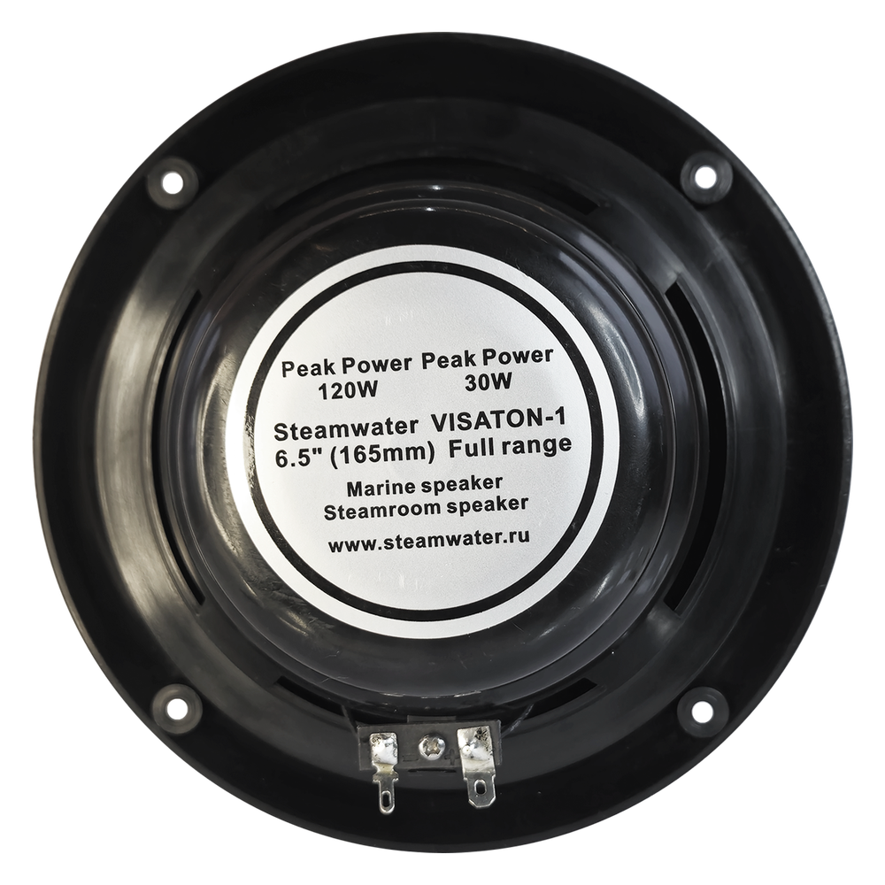 Комплект влагостойкой акустической системы для бани, сауны и хамама SENSOR White VISATON