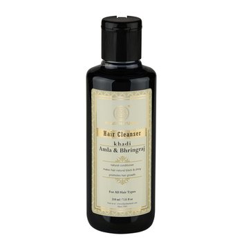 Шампунь для волос Khadi Natural Amla and Bhringraj Амла и Бринградж 210 мл