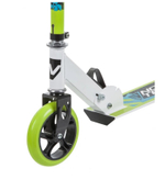 Самокат детский Novatrack Jungle, 145/125 мм, складной, бело-зеленый