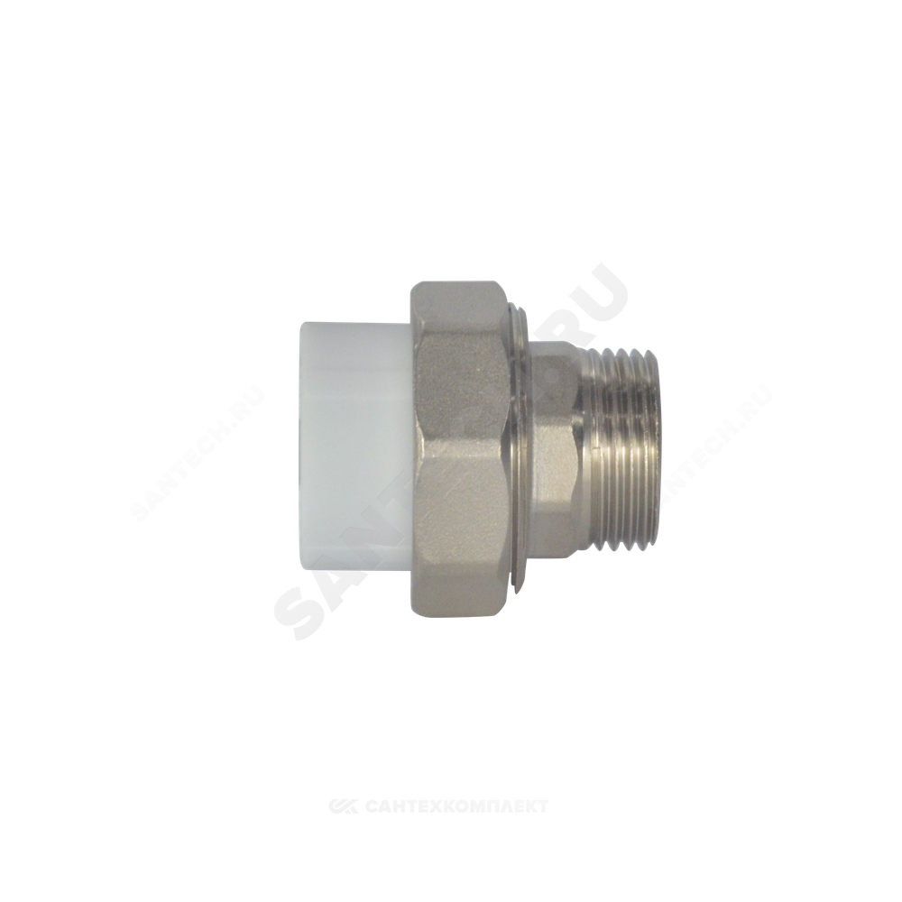 Муфта PP-R комбинированная разъемная белая Дн 32х1 1/4" НР VALFEX 10156132