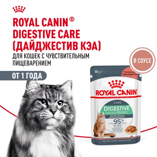 Royal Canin Digest Sensitive влажный корм для взрослых Кошек и Котов для улучшения пищеварения 85 гр