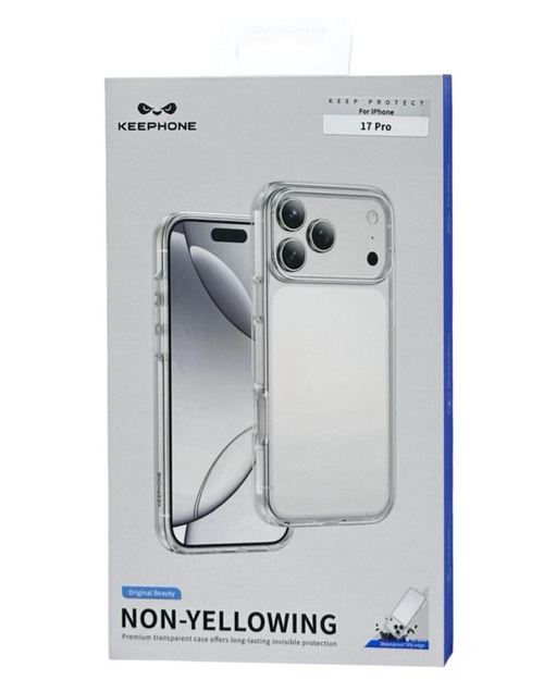 Накладка для i-Phone 17 Pro Keephone Non-Yellowing прозрачный