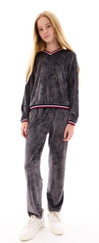 Велюровый костюм grey