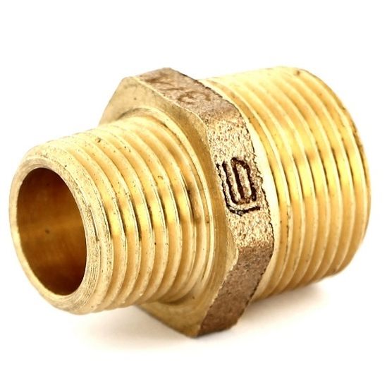 Ниппель переходной Effebi 3/4" х 1" НР с наружной резьбой бронзовый (B3245A0506)