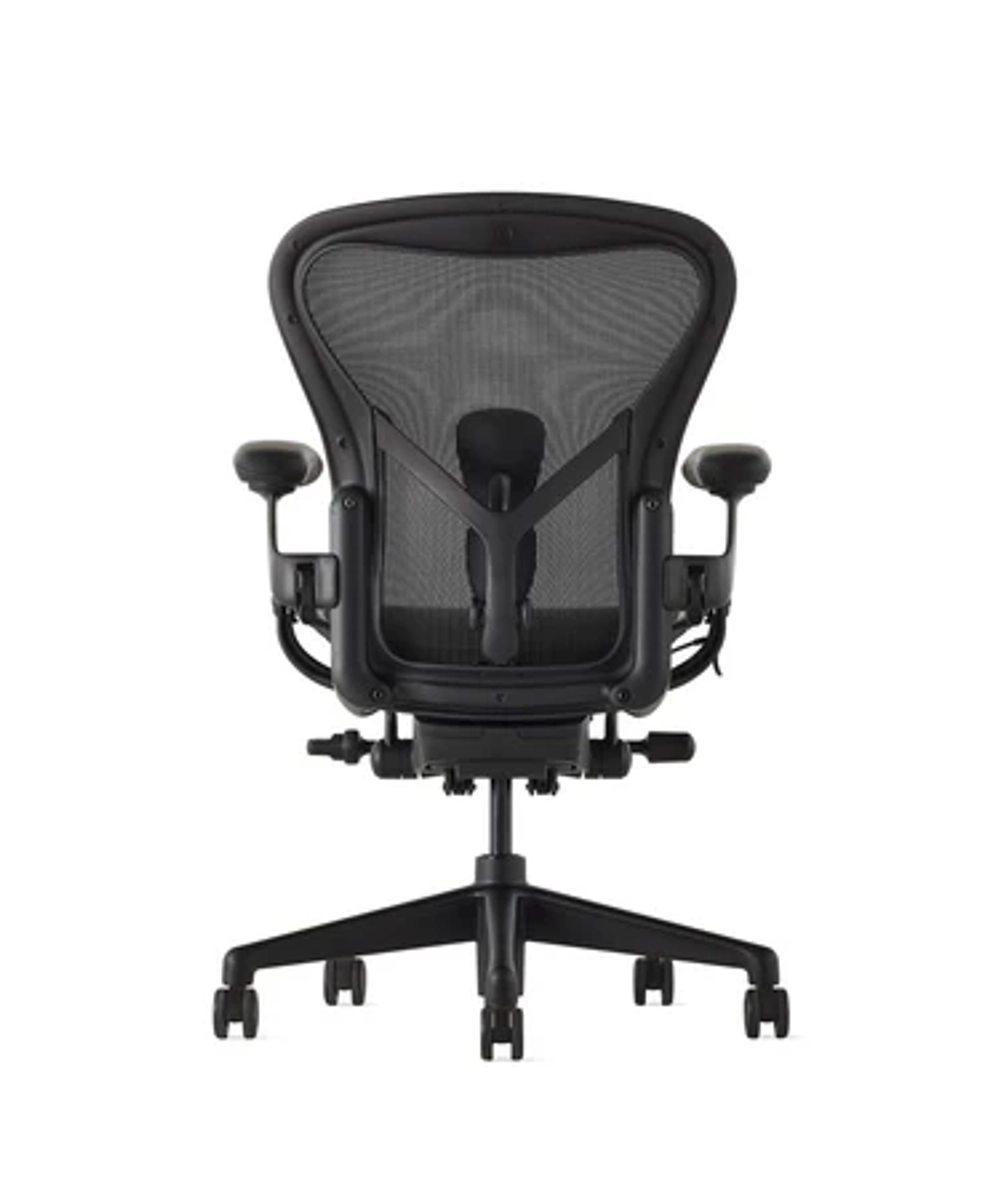 Кресло Herman Miller Aeron Black Onyx Matte, размер A