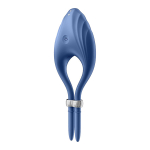 Синее эрекционное кольцо-лассо 2,6-6см Satisfyer Duelist