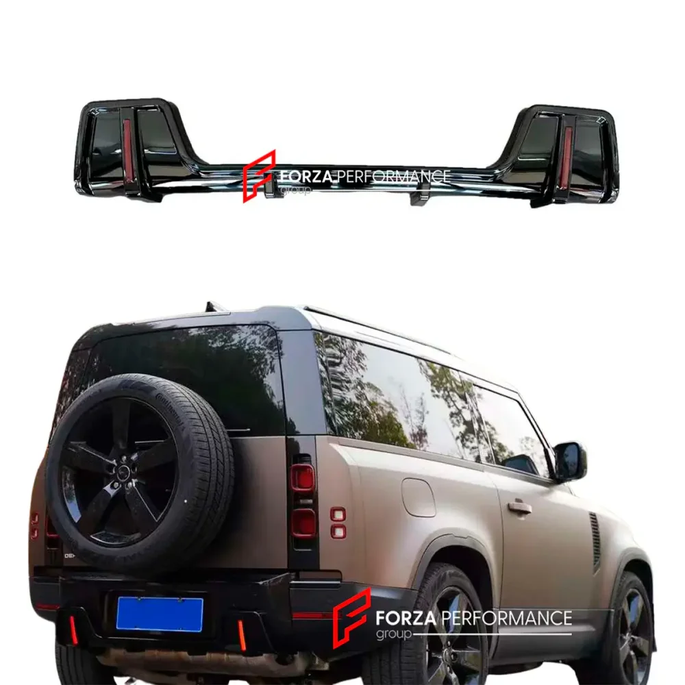 Задний диффузор со светодиодными задними фонарями для LAND ROVER DEFENDER L663 2020+ Лэнд Ровер Дефендер
