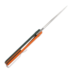 Нож складной SRM 408L-GX Qrick Satin (14C28N, Green/Orange G10)