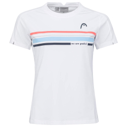 Женская теннисная футболка Head Padel Tech T-Shirt - белый