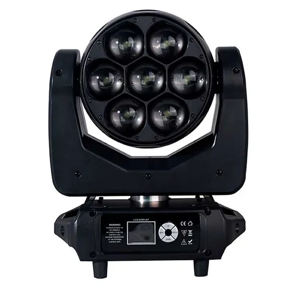 SHOWLIGHT MH-LED 7х40 Zoom RGBW - светодиодный прибор полного вращения 7х40вт. RGBW, 7°-60°, шт