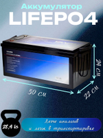 Аккумулятор Lifepo4 VANPALIFE 24V 100Ah (24V 100A)