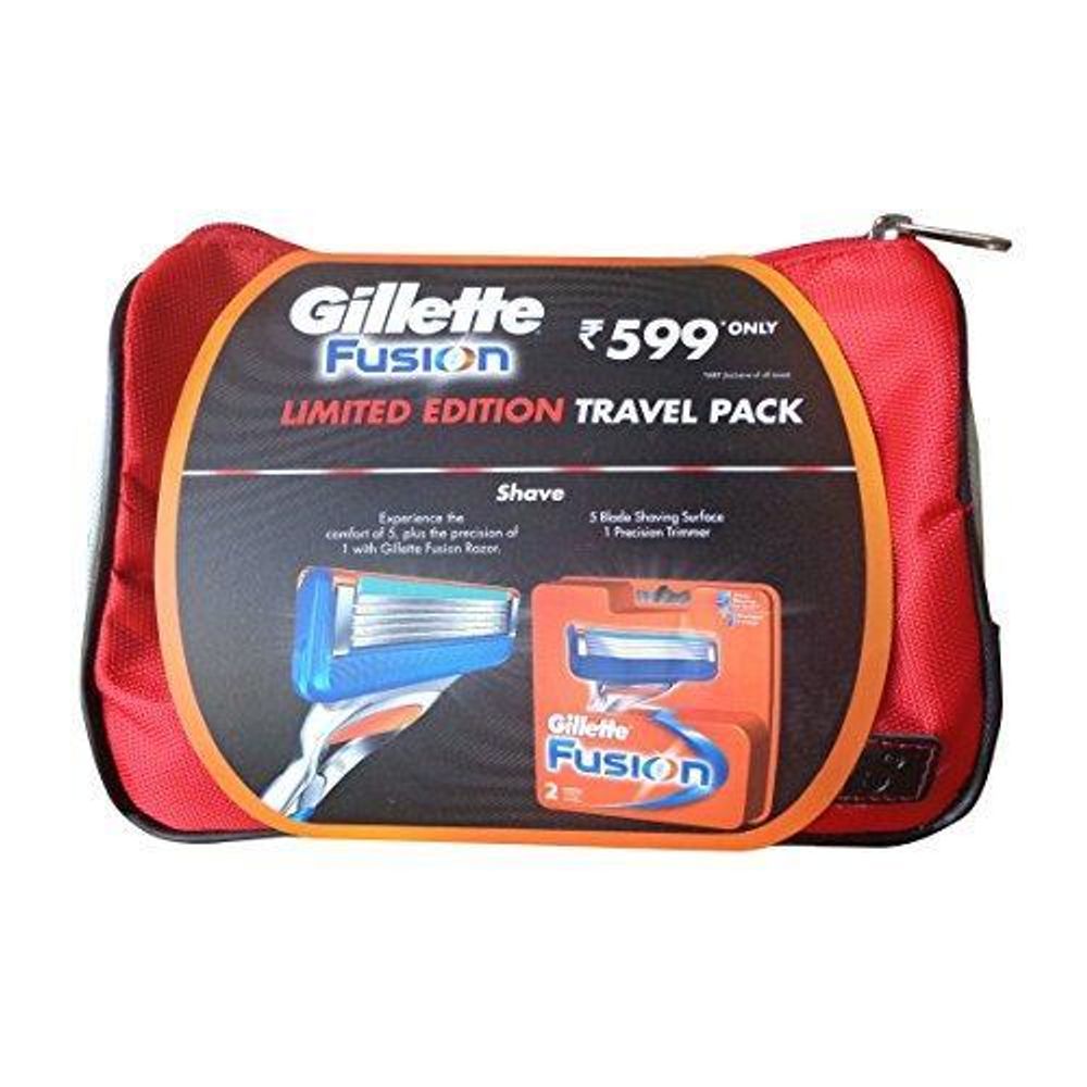 Gillette Fusion набор 3 в 1