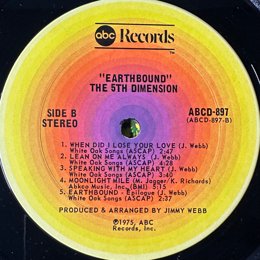 The 5th Dimension ‎– Earthbound (США 1975г.)