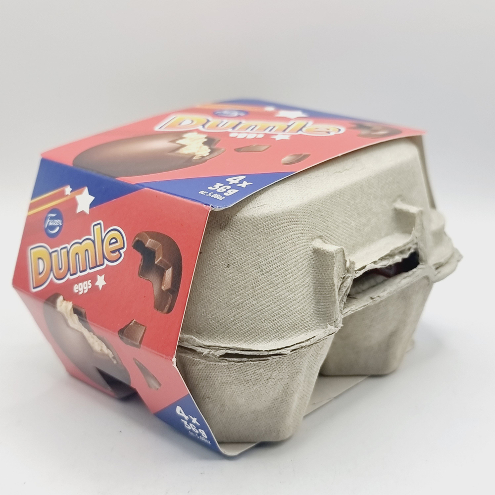 Шоколадное яйцо FAZER Dumle Mousse, 4 яйца, 144 г (из Финляндии)