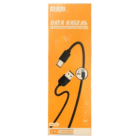 Кабель зарядка USB Type-C MRM-POWER 1м 2.4A черный