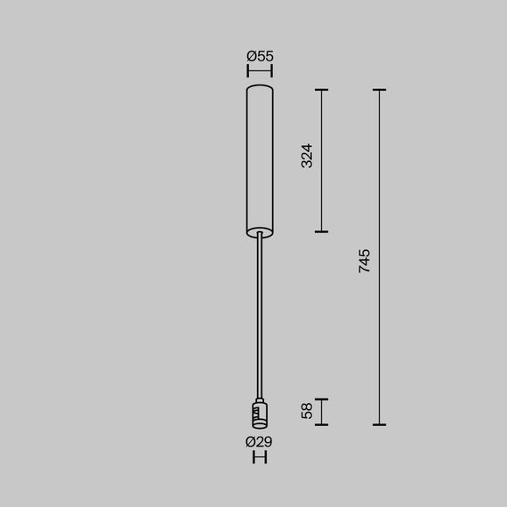 Комплектующие для трековой системы Maytoni Technical TRA159C-BB1-PT