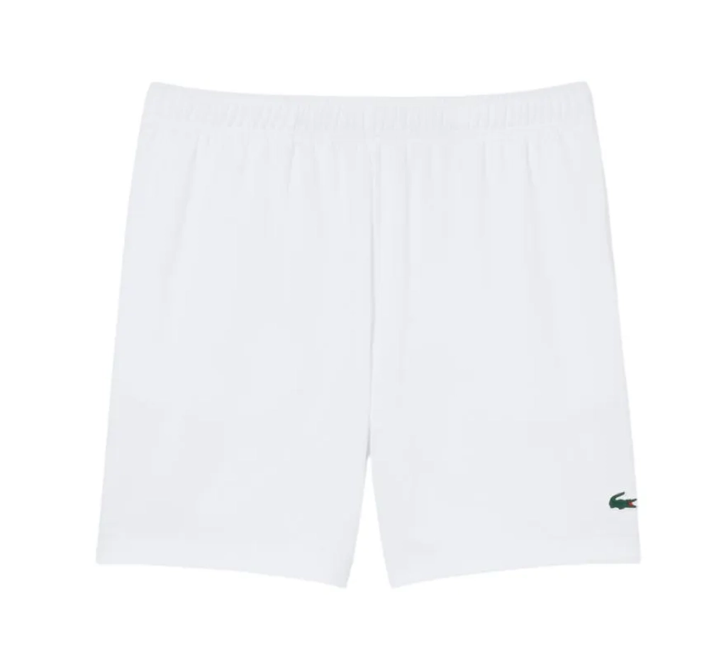 Мужские теннисные шорты Lacoste Regular Fit Ultra Dry Sport - white