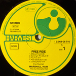 Marshall Hain ‎– Free Ride (Германия 1978г.)