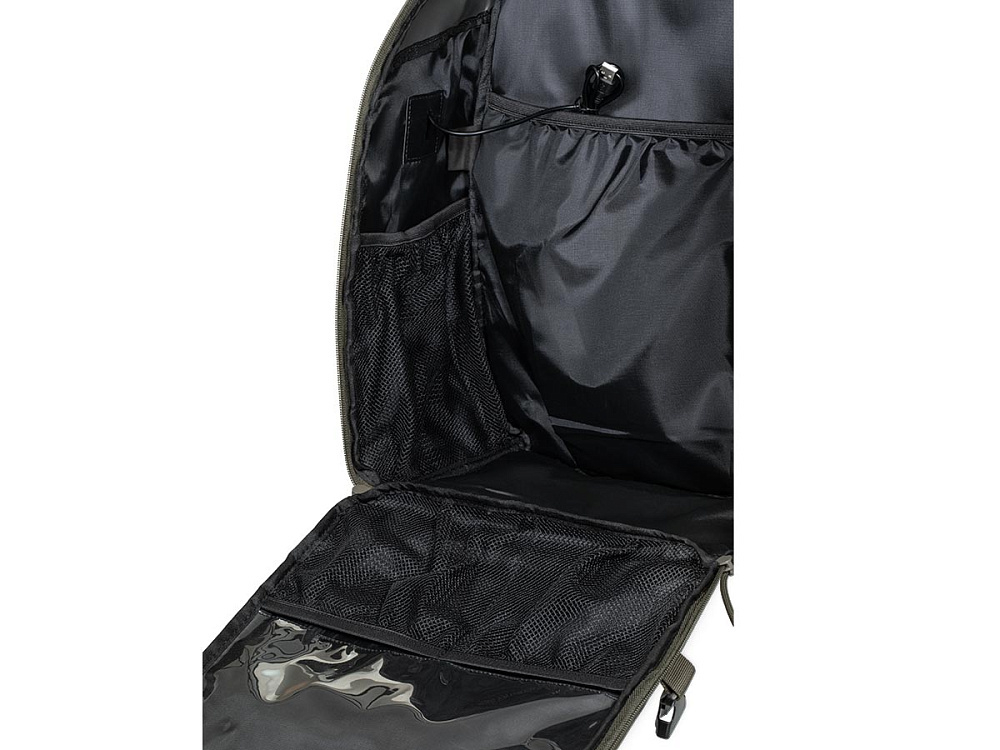 Рюкзак ShotTime Tactical 28л, ПВХ 600D, MOLLE, USB порт, олива, ST-BP-230 15-OD