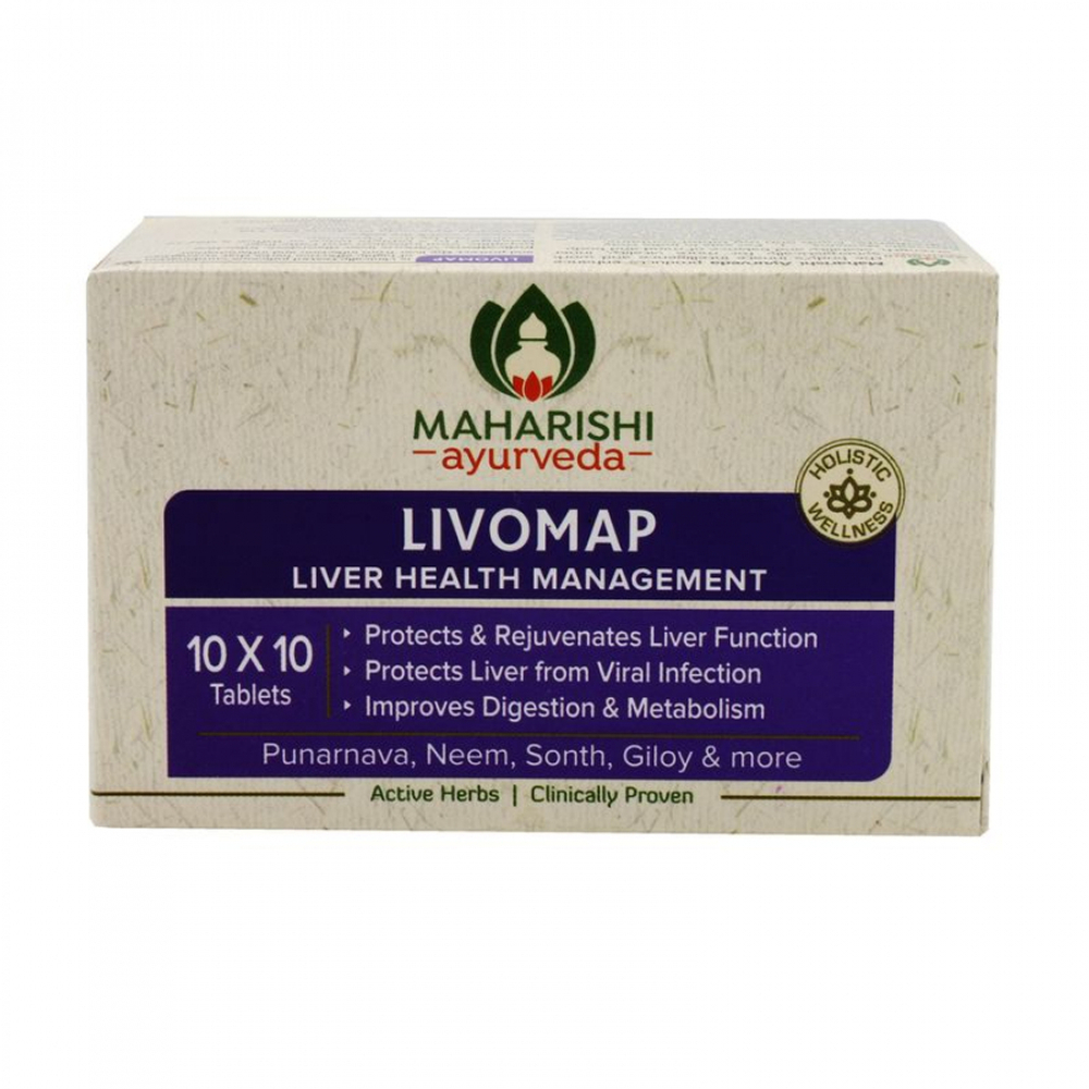 Ливомап (Livomap) для поддержания печени Maharishi Ayurveda | Махариши Аюрведа 100 таб