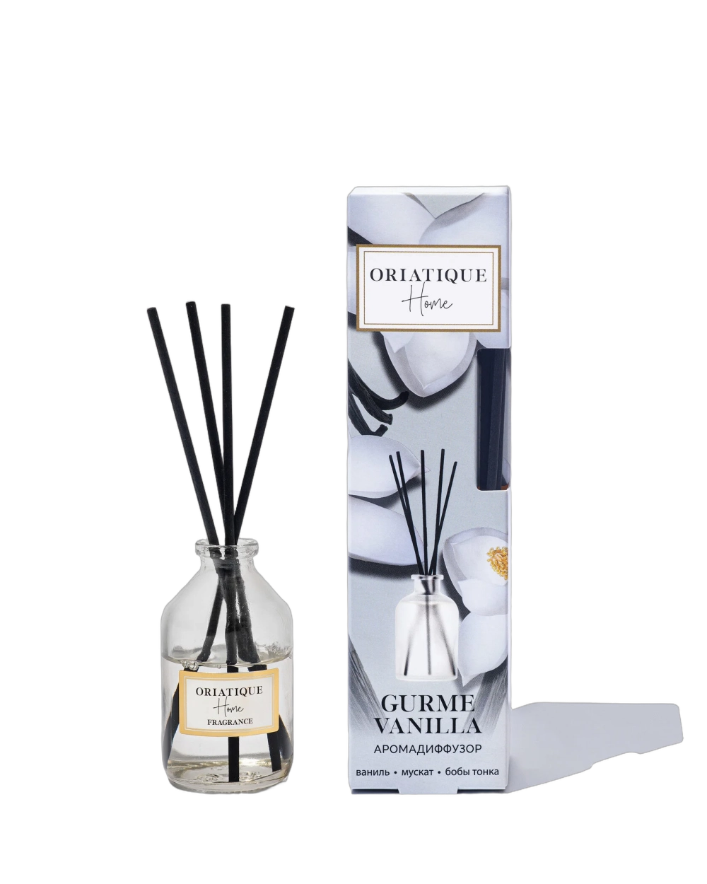 ORIATIQUE Аромадиффузор GURME VANILLA (ваниль, мускат, бобы тонка), 40мл