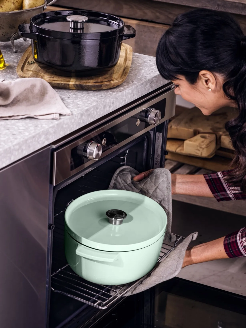 KitchenAid Чугунный кастрюля 26 см 5,2 л фисташковый EAN 4894871026445