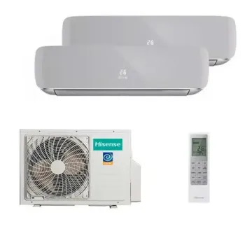 Мультисплит система на 2 комнаты Hisense AMS-09UW4RVETG00(S) x 2 / AMW2-18U4RXC