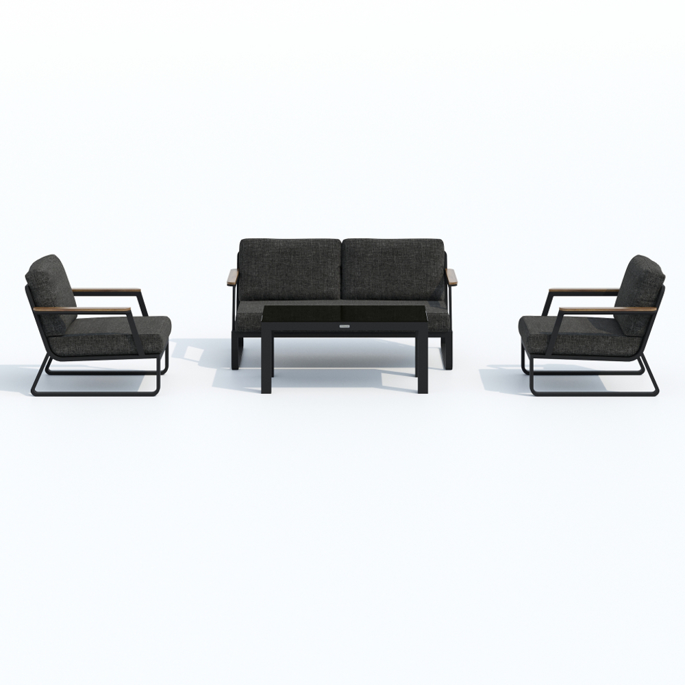Лаунж зона Ideal Patio ЭСТИВО маренго - каркас карбон