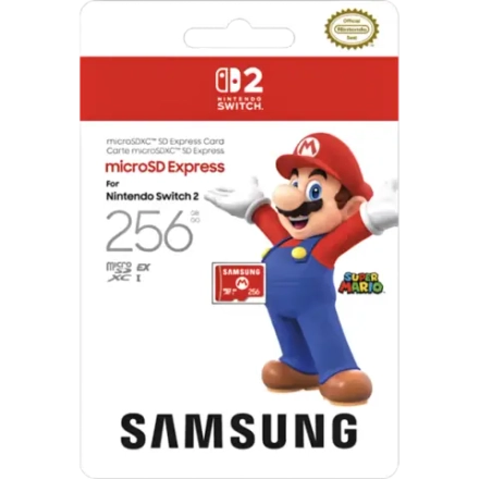 Карта пямяти Micro SD 256GB для Nintendo Switch 2 (Samsung, Express Card)