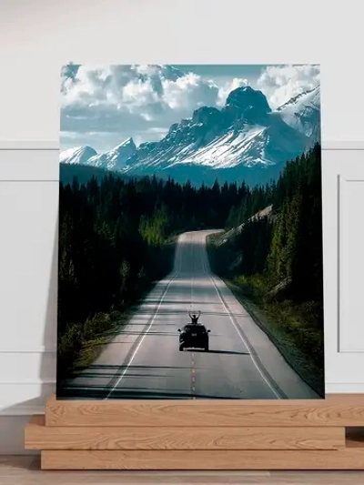 Картина "Highway 93", на стену для интерьера 50х70см 1шт.