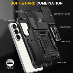 Чехол Safe Case с кольцом и защитой камеры для Samsung Galaxy S26 Ultra