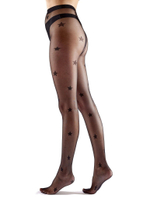 Стильные колготки со звездами Large Star Pattern Fashion Panty (Размер: S-M-L) (Цвет: черный)