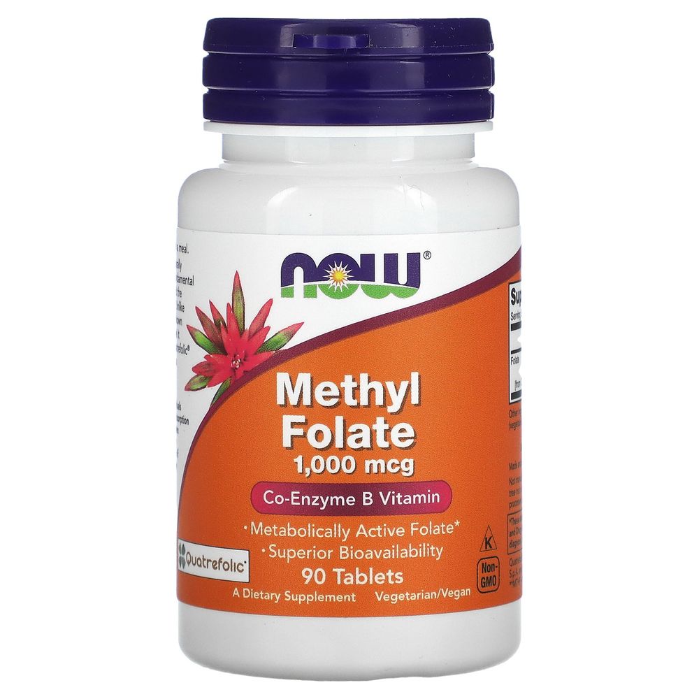 NOW - Methyl Folate / 1,000 mcg / 90 tabs