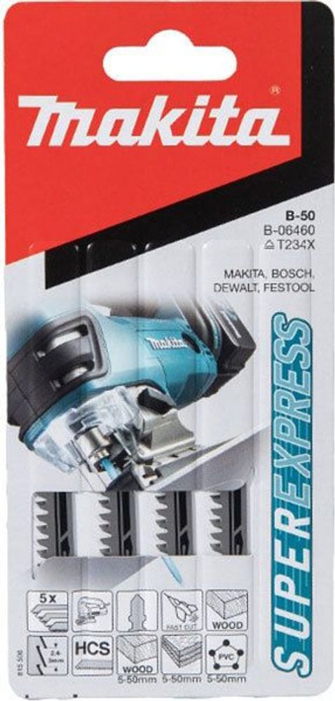 Полотно пильное для лобзиков Makita B-06460 B-06460 Полотно пильное для лобзиков Makita B-06460 B-06460