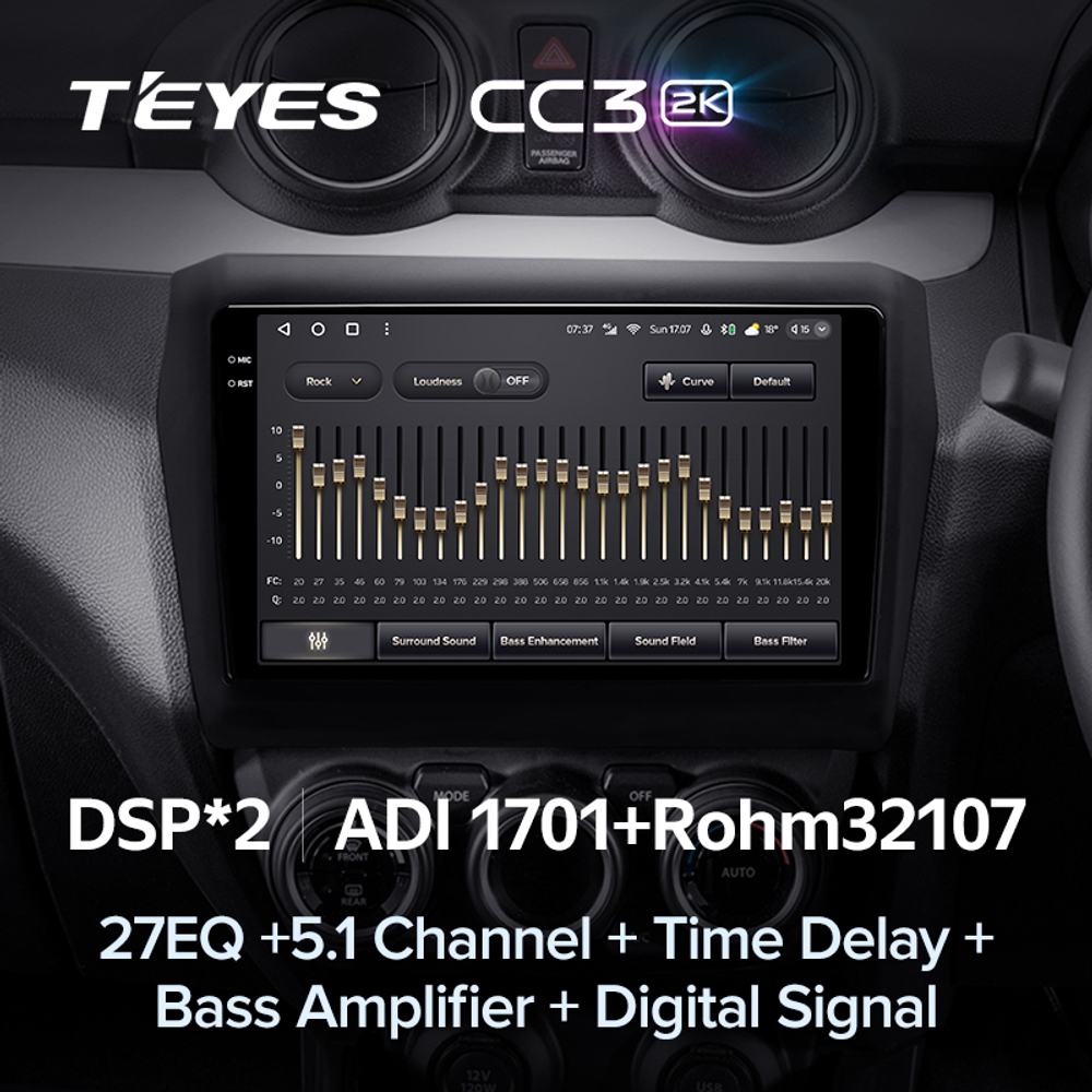 Teyes CC3 2K 9"для Suzuki Swift 2016-2020