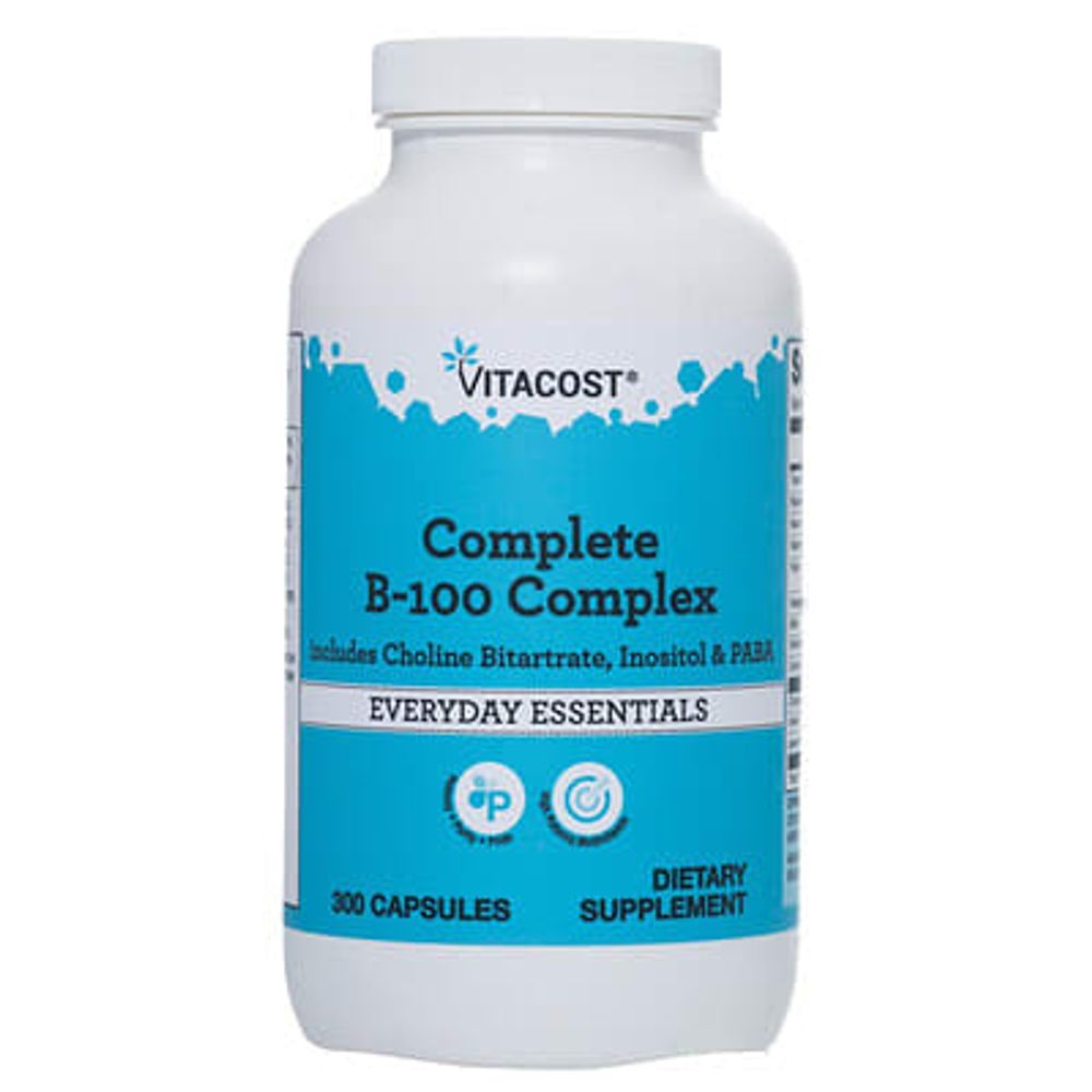 Vitacost, Complete B-100 Complex, 300 Capsules