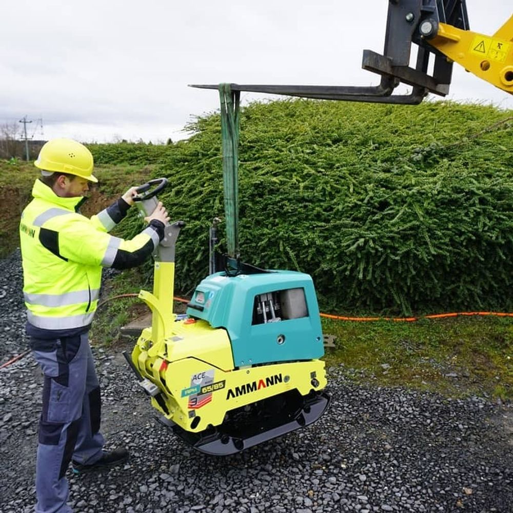 Виброплита дизельная Ammann APH 85/95 (Kubota / 760 кг) эл/старт