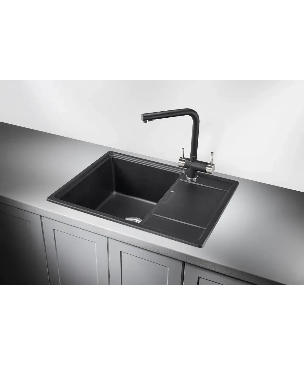 Кухонная мойка Kuppersberg ROYS 50 NL 1B1D ANTHRACITE фото 2