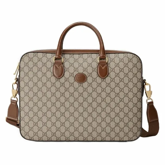 Портфель Gucci с переплетенными буквами G
