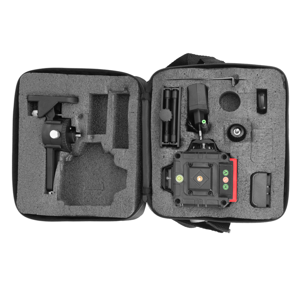 Лазерный уровень м-призм. ML 360-3 Pro SET, 30 м, акк. Li 3000 мАч, состоит из 2 частей// MTX
