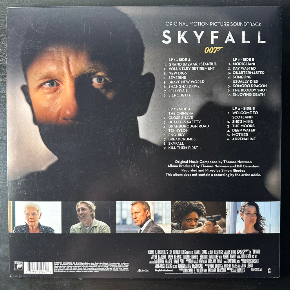 Thomas Newman – Skyfall - Original Motion Picture Soundtrack 2LP (Европа 2012г.)