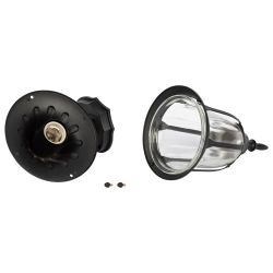 Светильник уличный настенный ЭРА «Галатея» GBW-105-1-BL-0380 230В Е27 IP54 чёрный вниз | Садово-парковые светильники