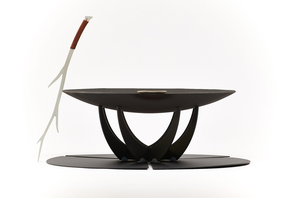 Основание для чаш Steel Plate 1100 black (Up!Flame)