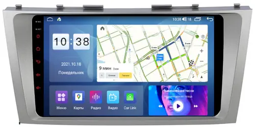 Магнитола для Toyota Camry 2006-2011 - Parafar PF064-1UHD на Android 13, Быстрая, QLED, CarPlay, 4G SIM-слот