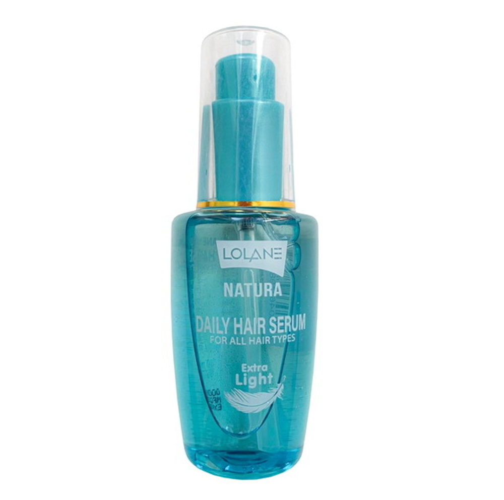 Восстанавливающая сыворотка "Защита масел" LOLANE Natura Daily Hair Serum For All Hair Types, 50 мл.