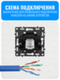 Розетка интернет RJ45 Smart Aura серия Fusion без рамки