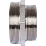 Ниппель редукционный STOUT SFT 0004 - 3" x 2"1/2 (для стальных труб, латунь никелированная)