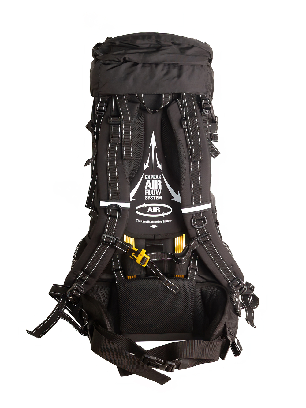 Рюкзак туристический Naturehike, 70л, черный (NH70B070-B)