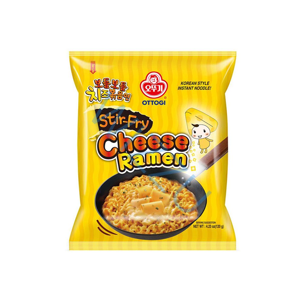 Лапша Чиз рамен со вкусом сыра Boddle boddle cheese ramen, 120 г